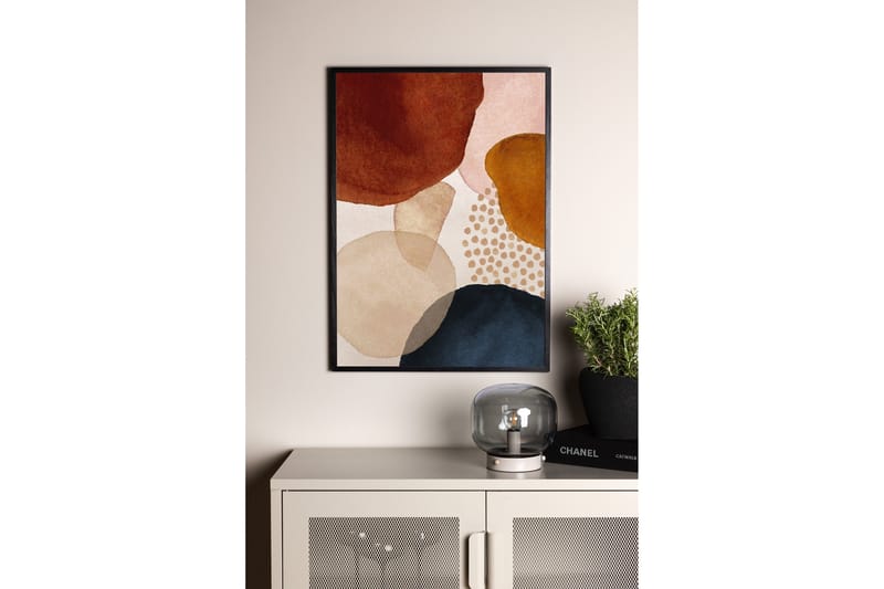 Poster Circles 21x30 cm - Beige - Innredning - Bilder & kunst - Posters