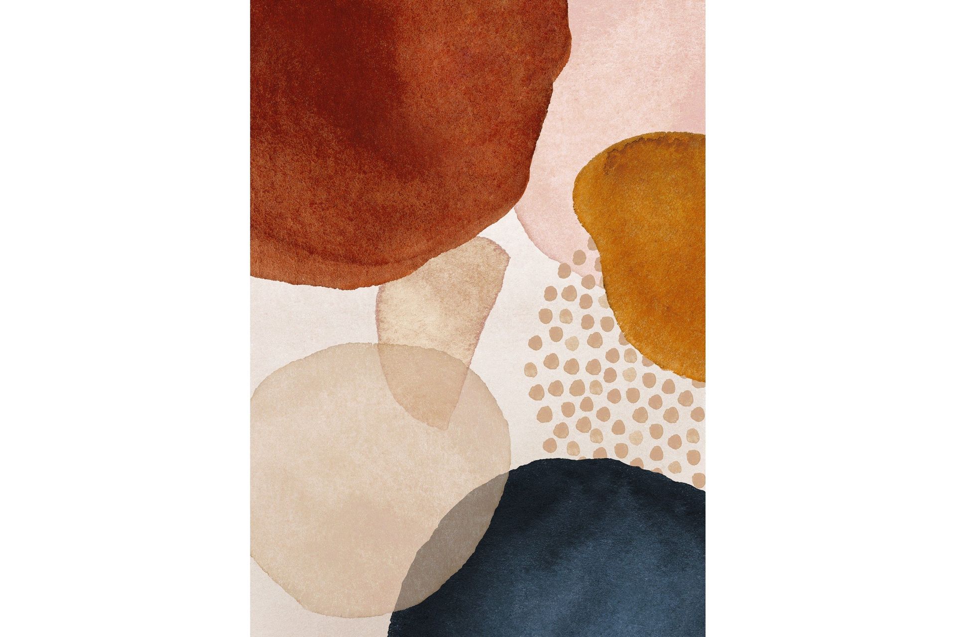 Poster Circles 30x40 cm - Beige