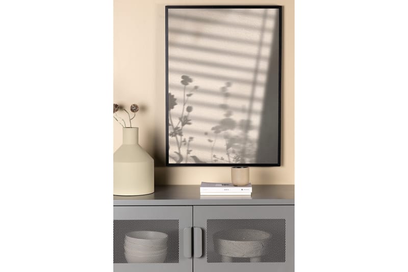 Poster Flower Shadow 21x30 cm - Hvid - Innredning - Bilder & kunst - Posters