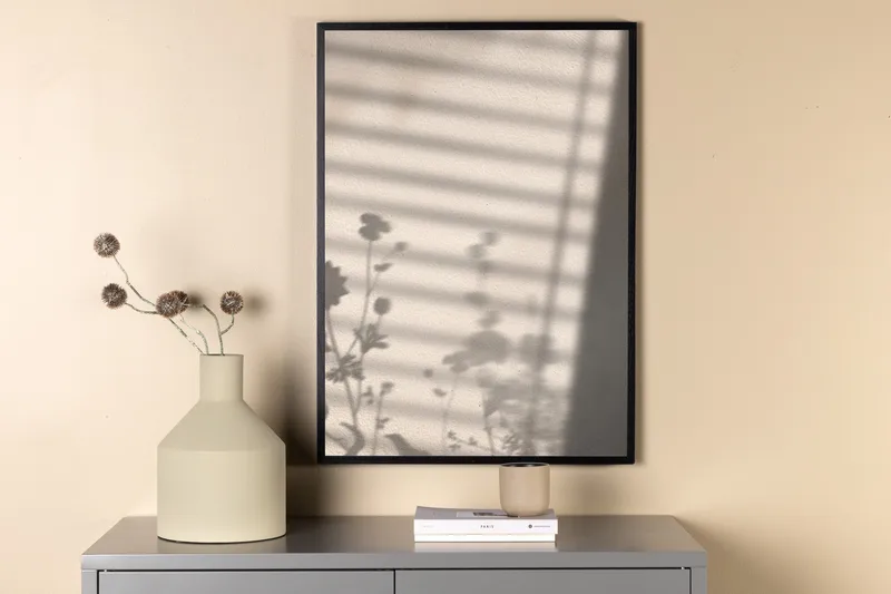 Poster Flower Shadow 70x100 cm - Hvid - Innredning - Bilder & kunst - Posters