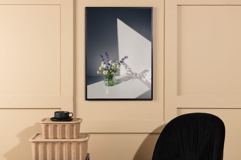 Poster Flowers 70x100 cm - Hvid - Innredning - Bilder & kunst - Posters