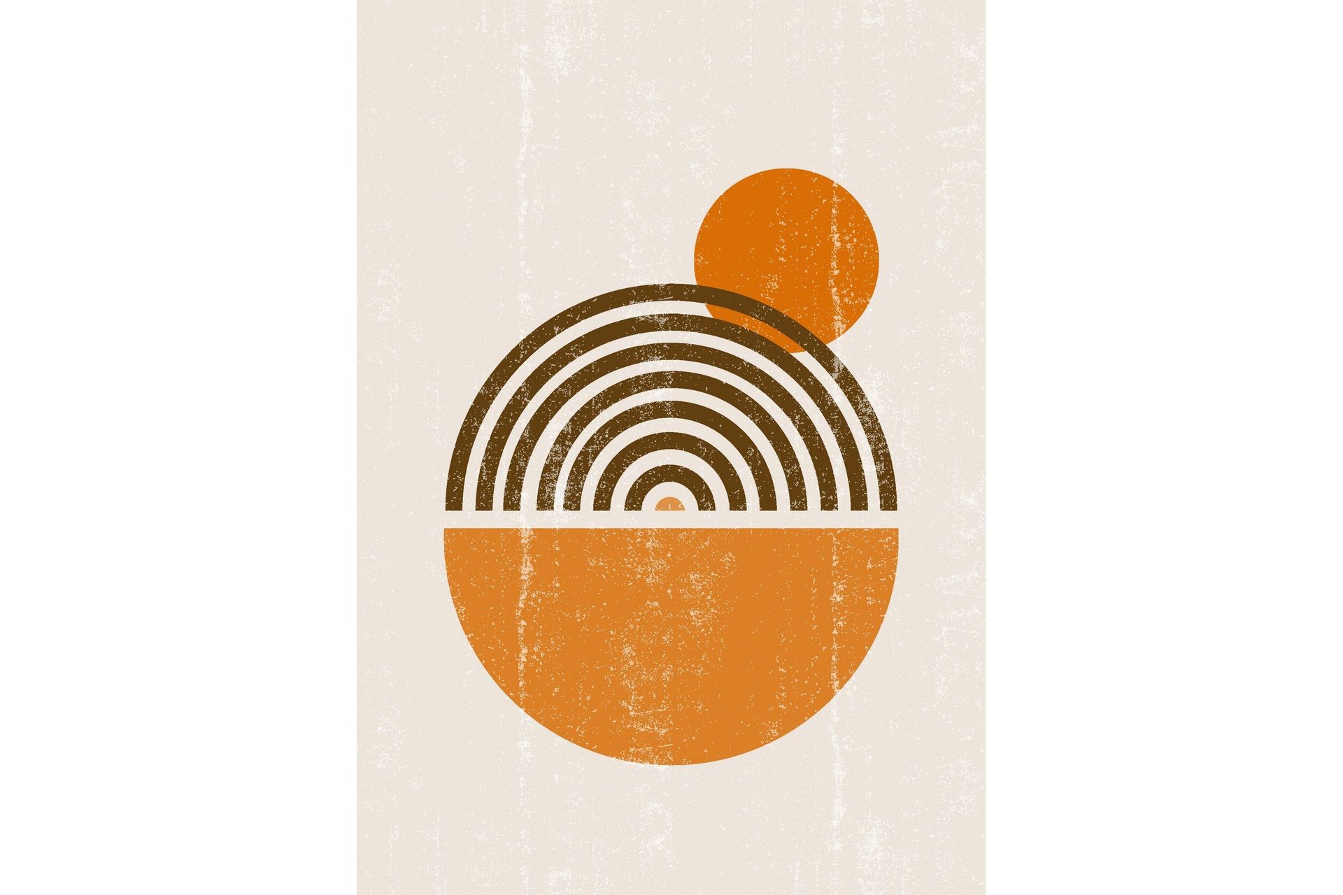 Poster Hathor 70x100 cm - Beige