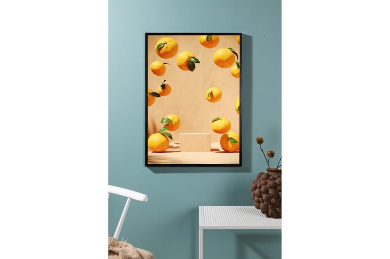 Poster Lemons 21x30 cm - Beige - Posters