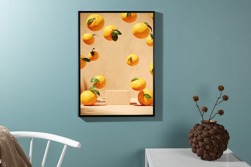 Poster Lemons 30x40 cm - Beige - Posters