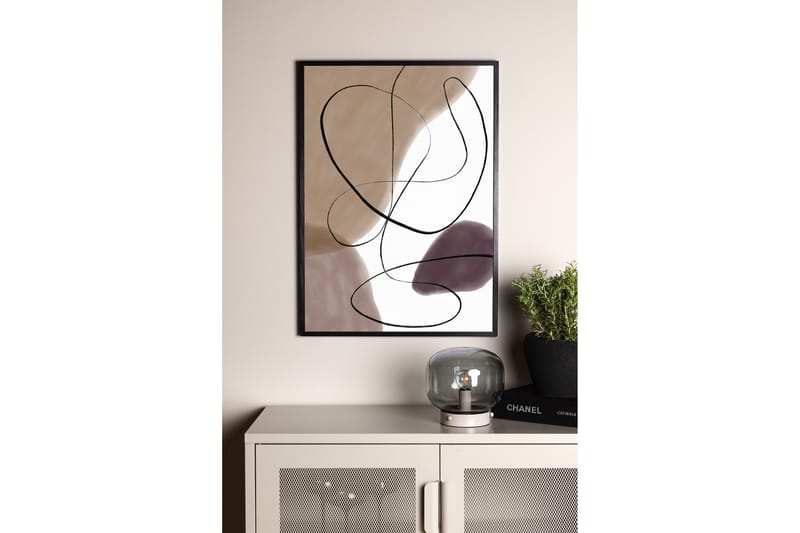 Poster Lines 21x30 cm - Beige - Innredning - Bilder & kunst - Posters