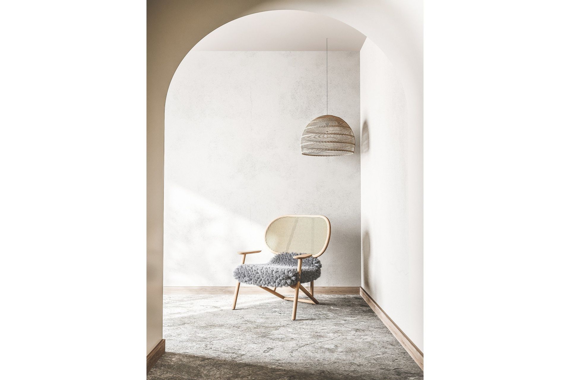 Poster Lounge Chair 30x40 cm - Beige