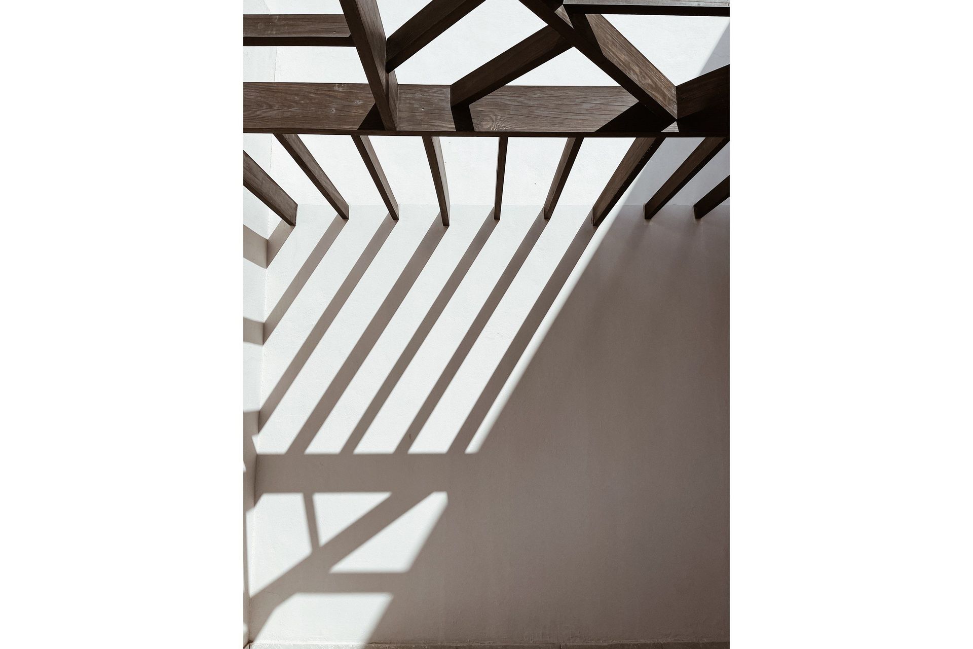Poster Roof 21x30 cm - Hvid