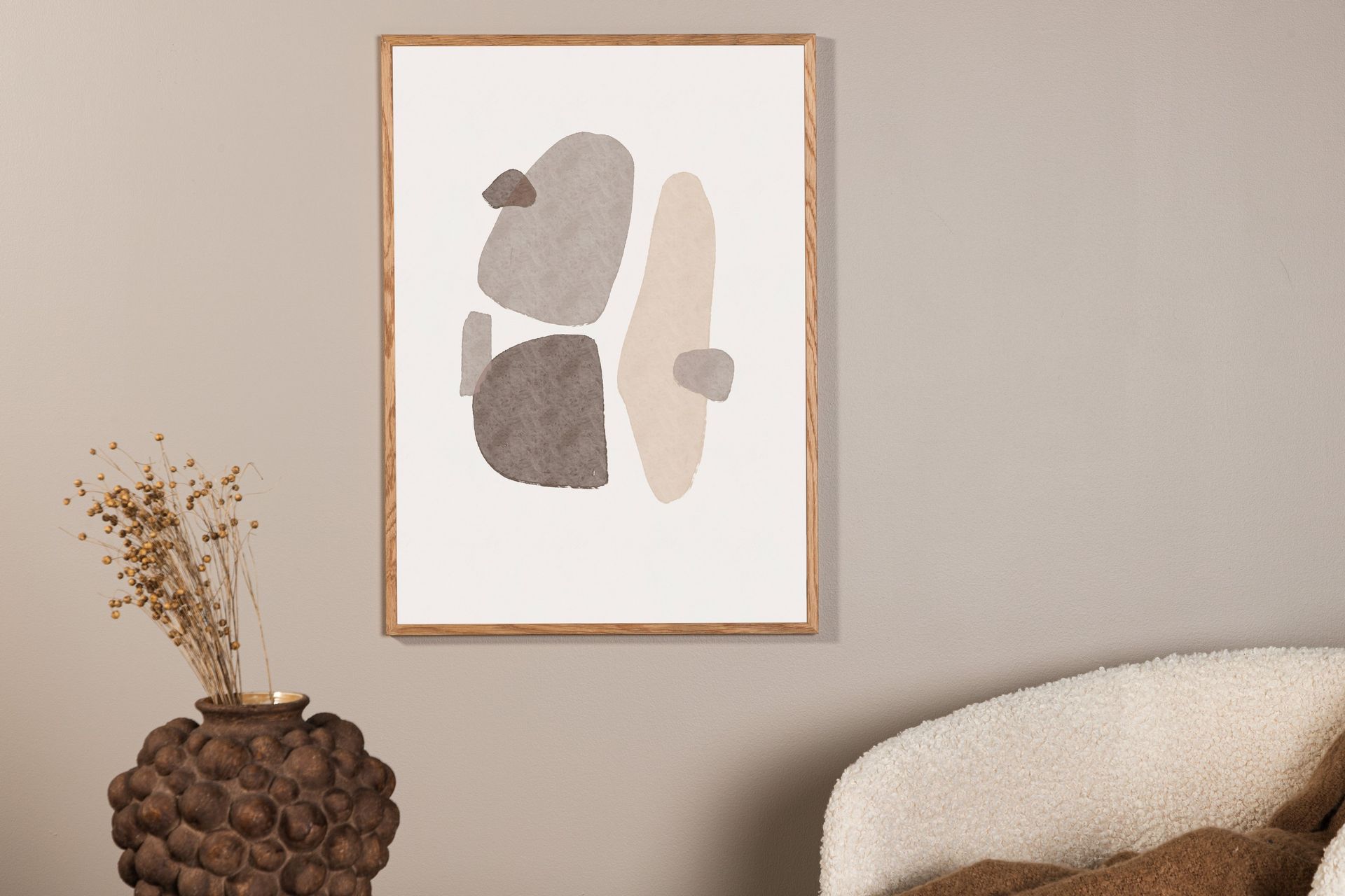 Poster Shapes 21x30 cm - Sort/Hvid - Innredning - Bilder & kunst - Posters