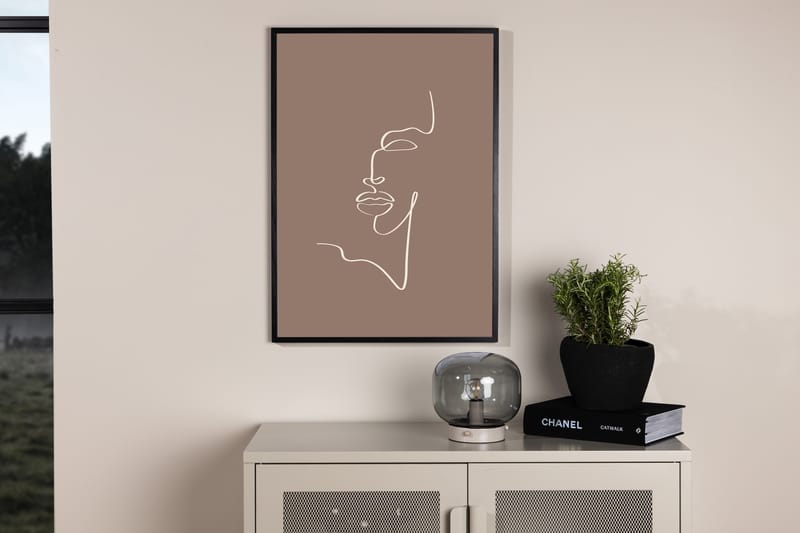 Poster Siluette 30x40 cm - Brun - Innredning - Bilder & kunst - Posters