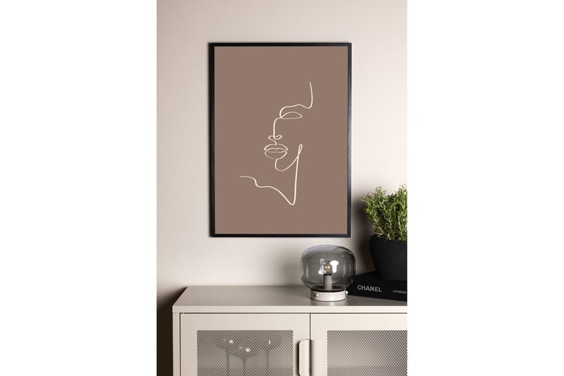 Poster Siluette 30x40 cm - Brun - Innredning - Bilder & kunst - Posters