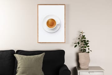 Poster Skimmed coffee 50x70 cm - Brun/Hvid - Innredning - Bilder & kunst - Posters