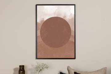 Poster Soft shades 21x30 cm - Brun - Innredning - Bilder & kunst - Posters