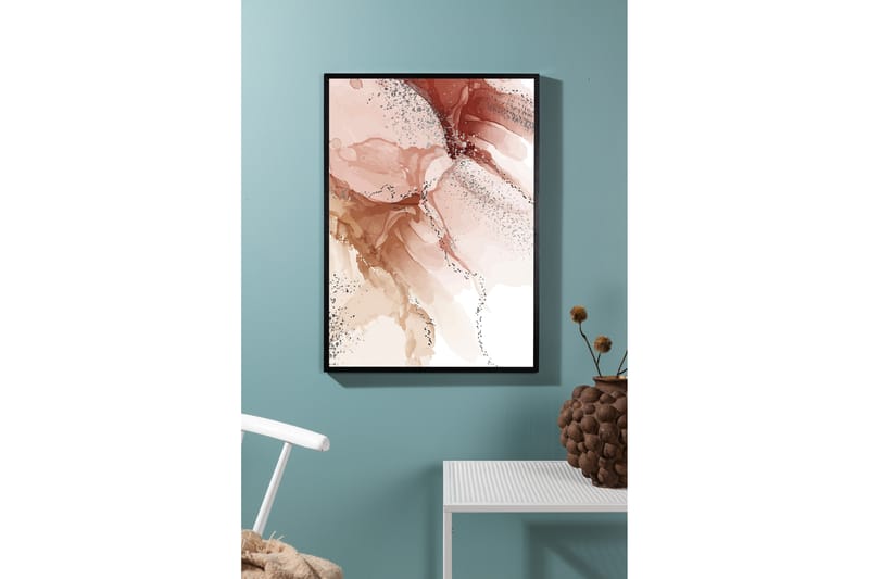 Poster Splash 21x30 cm - Lys lyserød - Innredning - Bilder & kunst - Posters