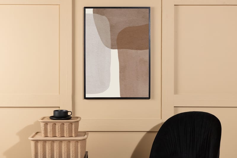 Poster Squares 21x30 cm - Beige - Innredning - Bilder & kunst - Posters