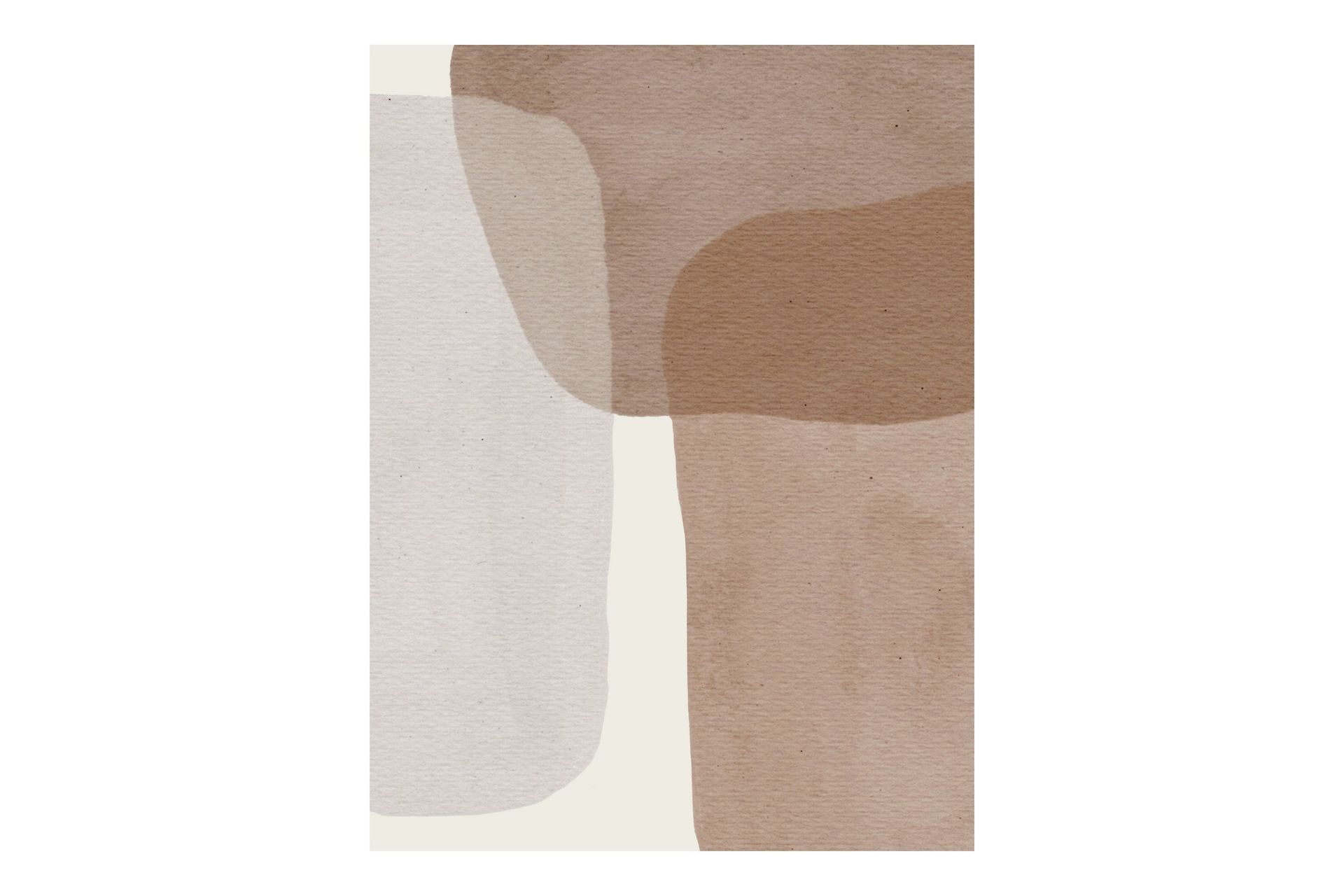 Poster Squares 21x30 cm - Beige