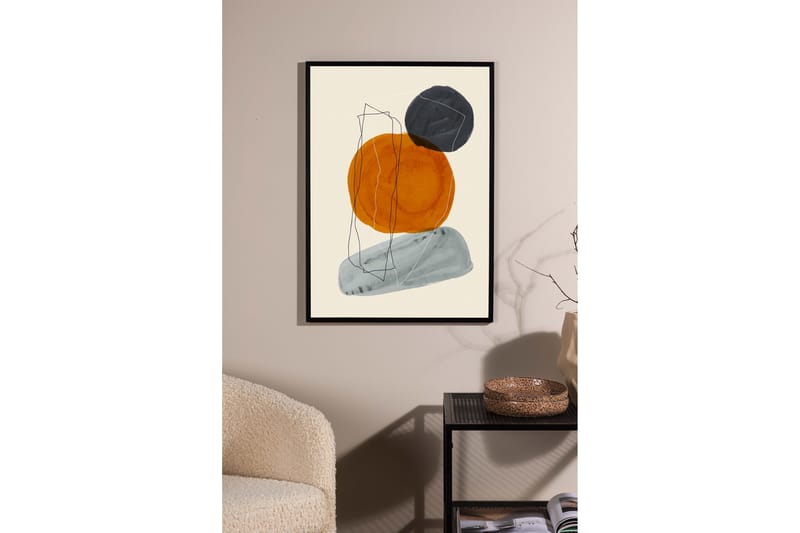 Poster Stones 21x30 cm - Beige - Innredning - Bilder & kunst - Posters