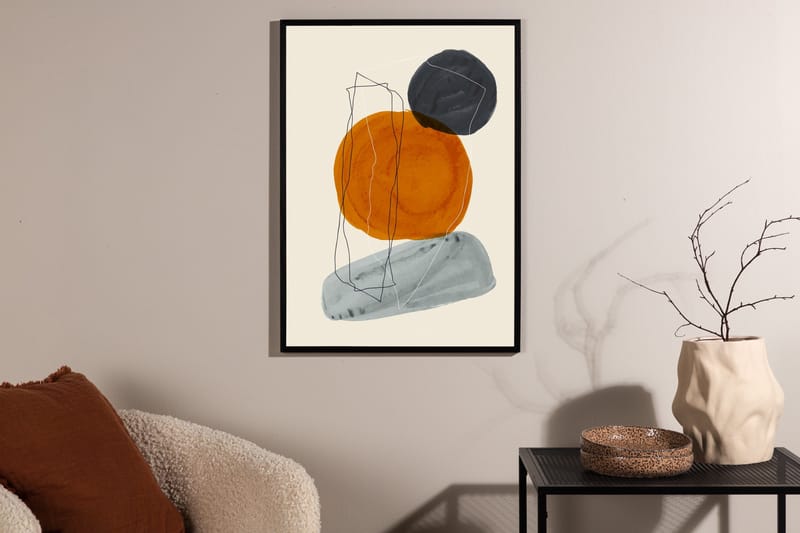Poster Stones 21x30 cm - Beige - Innredning - Bilder & kunst - Posters