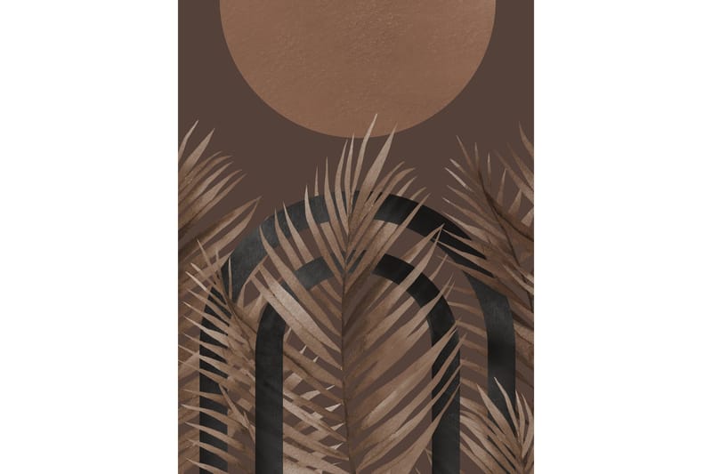 Poster Structures 30x40 cm, Brun