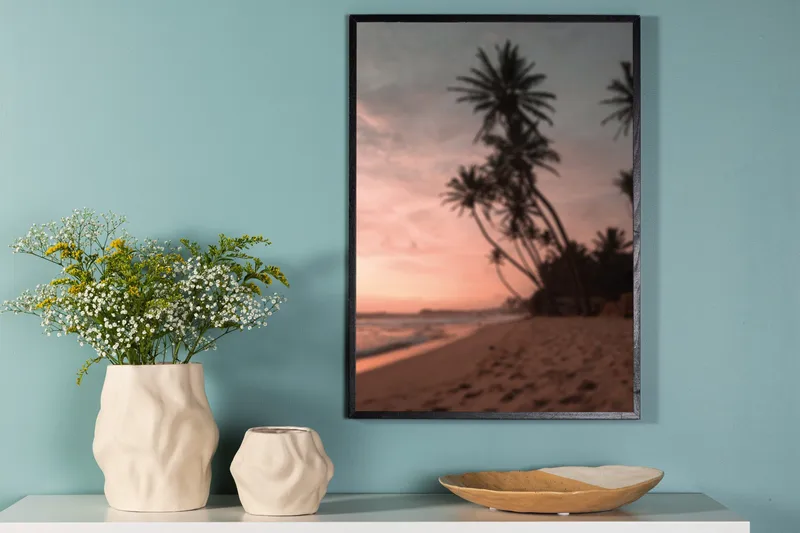 Poster Summer 21x30 cm - Lyserød - Innredning - Bilder & kunst - Posters