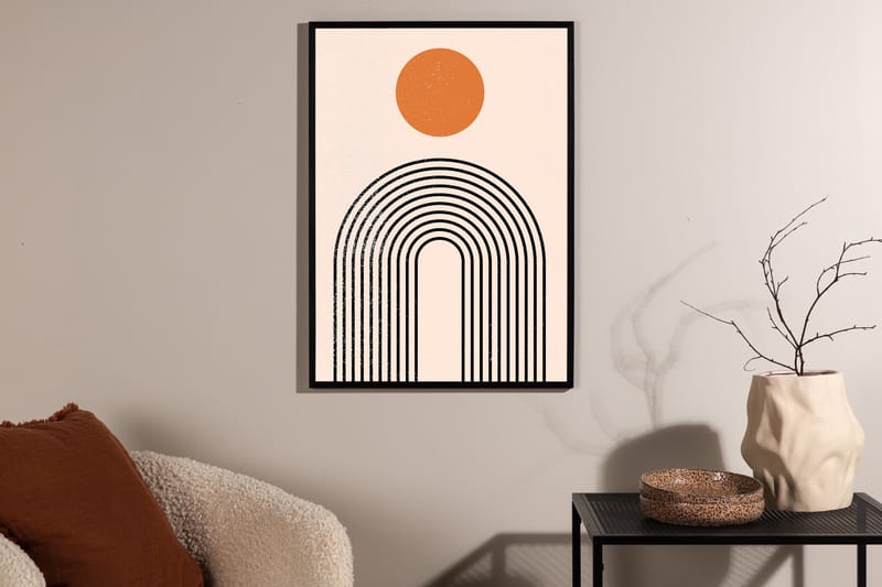 Poster Tempel 50x70 cm - Beige - Innredning - Bilder & kunst - Posters