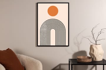 Poster Tempel 50x70 cm - Beige - Innredning - Bilder & kunst - Posters