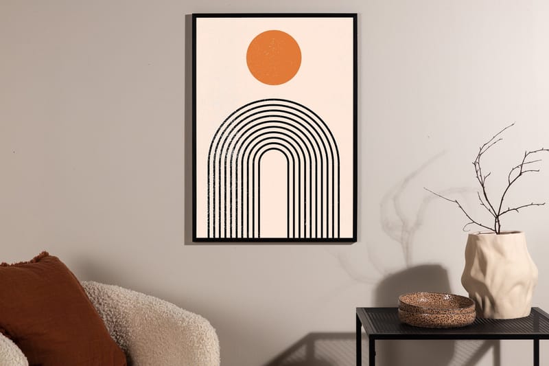 Poster Tempel 50x70 cm - Beige - Innredning - Bilder & kunst - Posters