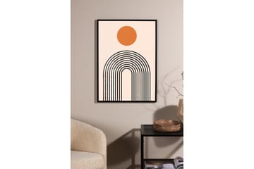 Poster Tempel 50x70 cm - Beige - Innredning - Bilder & kunst - Posters