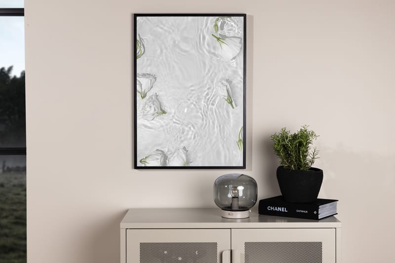 Poster White Roses 30x40 cm - Hvid - Innredning - Bilder & kunst - Posters