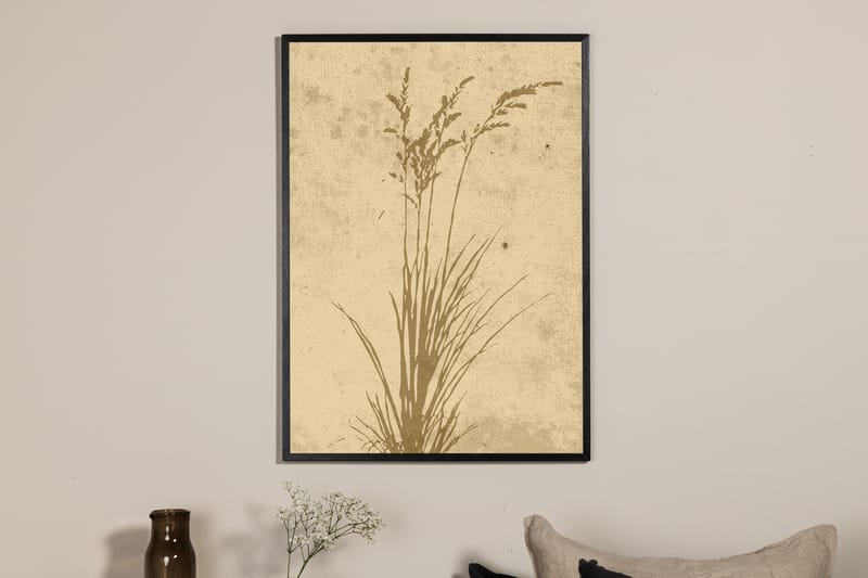 Poster Plant art 21x30 cm - Beige - Innredning - Bilder & kunst - Posters