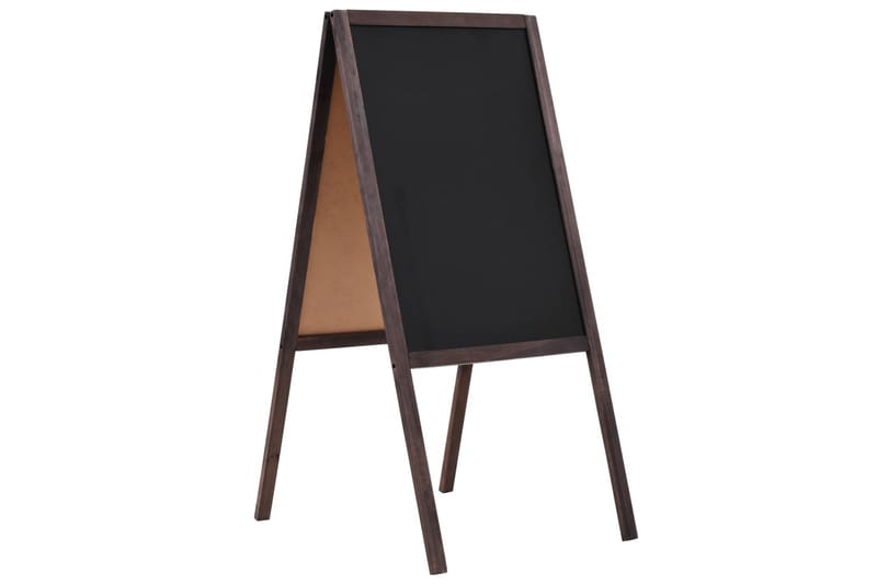 Dobbeltsidig tavle sedertre frittstående 40x60 cm - Innredning - Bilder & kunst - Presentasjonstavle & tegnetavle - Kritt tavle