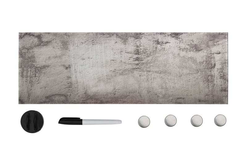 Veggmontert magnetisk tavle glass 60x20 cm - Innredning - Bilder & kunst - Presentasjonstavle & tegnetavle - Whiteboard
