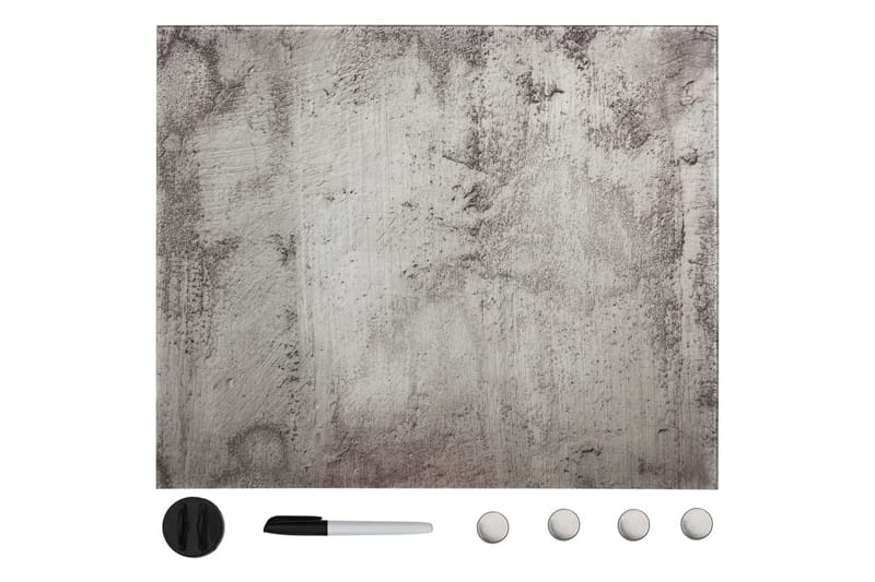 Veggmontert magnetisk tavle glass 60x60 cm - Innredning - Bilder & kunst - Presentasjonstavle & tegnetavle - Whiteboard
