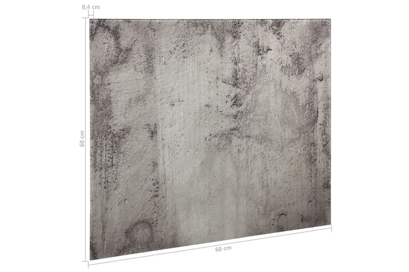 Veggmontert magnetisk tavle glass 60x60 cm - Innredning - Bilder & kunst - Presentasjonstavle & tegnetavle - Whiteboard