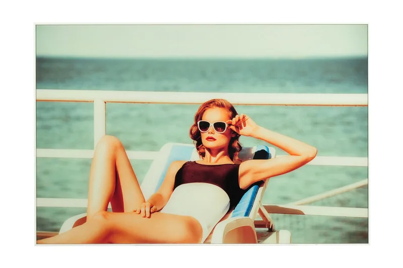 Sunbath Bilde, 120x80 cm Flerfarget