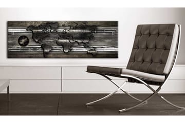 Tavla Metalic Map VALUE_MISSING_2 120x40 - Innredning - Bilder & kunst - Lerretsbilder