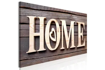 Tavla Wooden Home (1 Part) Narrow 135x45 - Innredning - Bilder & kunst - Lerretsbilder