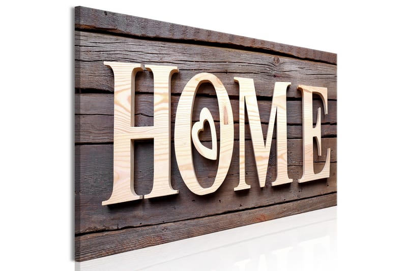 Tavla Wooden Home (1 Part) Narrow 135x45 - Innredning - Bilder & kunst - Lerretsbilder