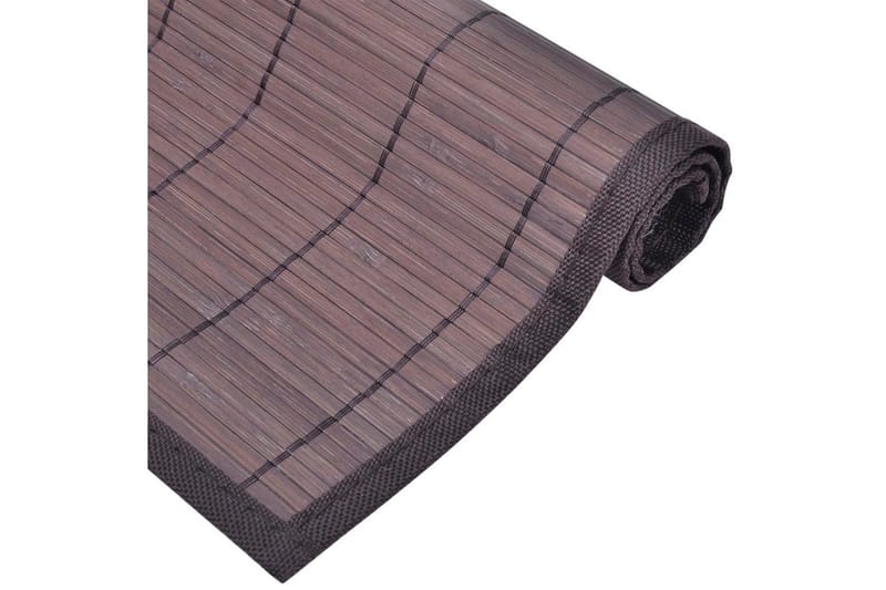 6 Bambus kuvertbrikker 30 x 45 cm, mørkebrun - Mørkebrun - Innredning - Borddekorasjon & bordpynt - Bordbrikke