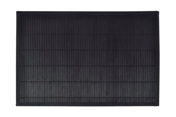 6 Bambus kuvertbrikker 30 x 45 cm, svart - Svart - Innredning - Borddekorasjon & bordpynt - Bordbrikke