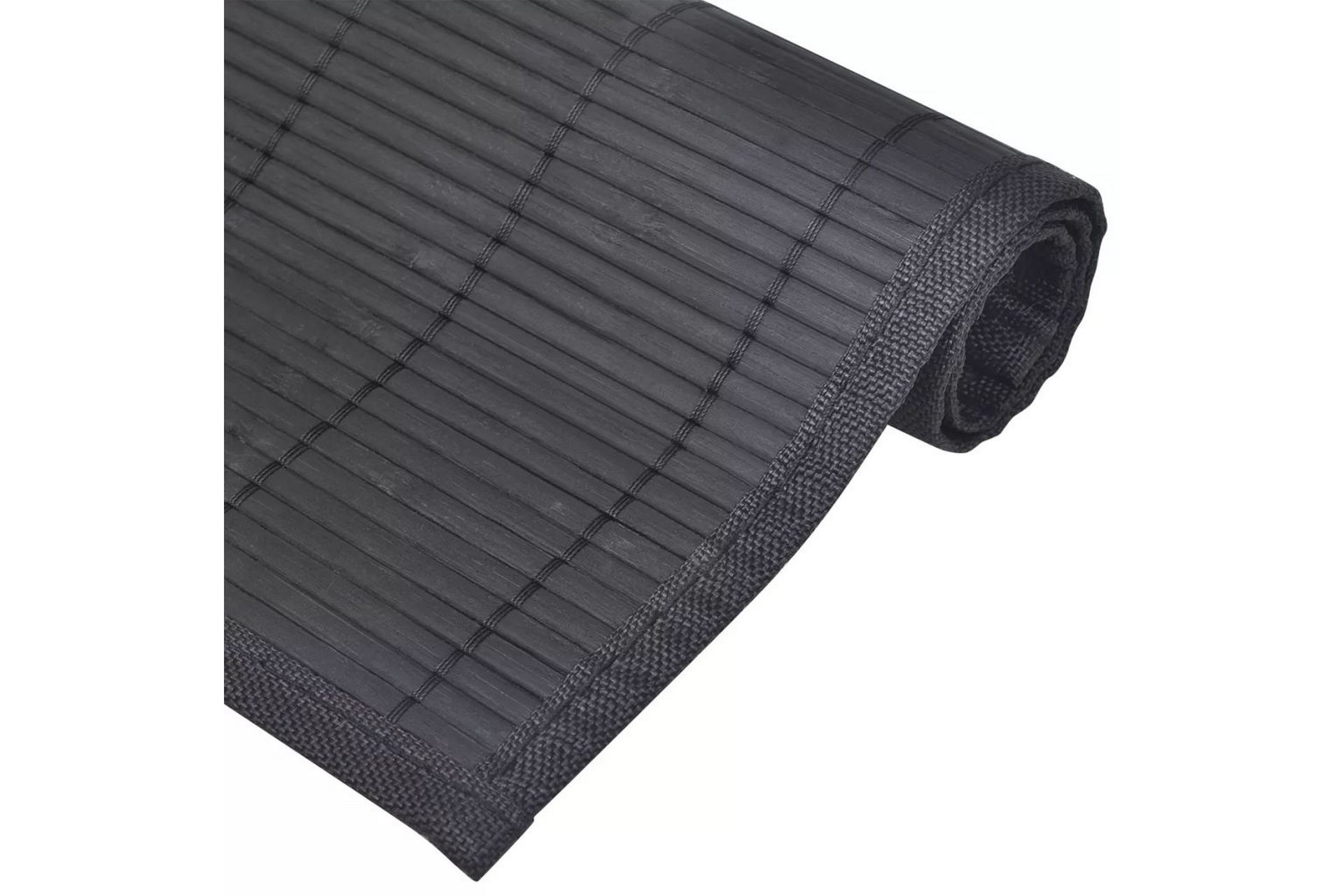 6 Bambus kuvertbrikker 30 x 45 cm, svart - Svart - Innredning - Borddekorasjon & bordpynt - Bordbrikke