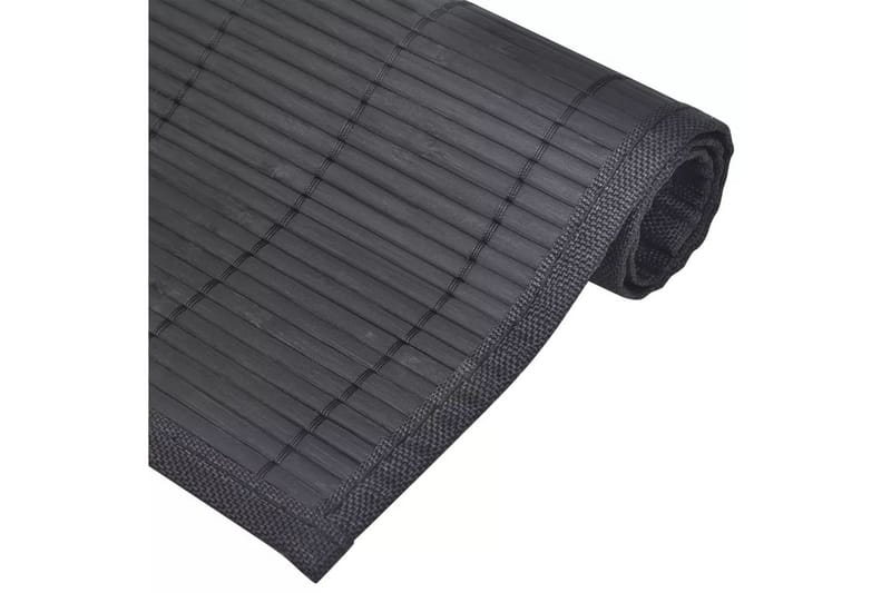 6 Bambus kuvertbrikker 30 x 45 cm, svart - Svart - Innredning - Borddekorasjon & bordpynt - Bordbrikke