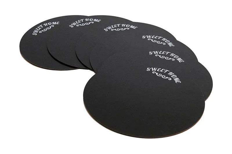 Bordbrikkeer 6-pk, Svart