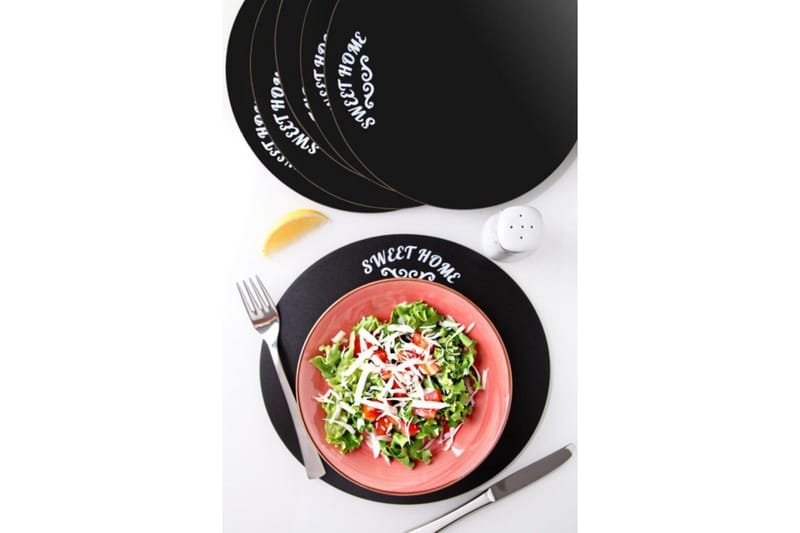 Bordbrikkeer 6-pk - Svart - Innredning - Borddekorasjon & bordpynt - Bordbrikke