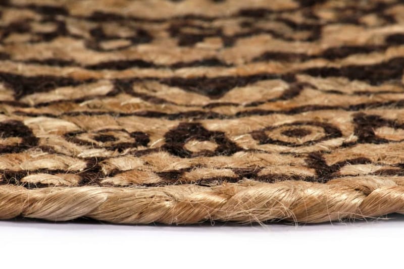 Bordmatter 4 stk mørkebrun 38 cm rund jute - Innredning - Borddekorasjon & bordpynt - Bordbrikke
