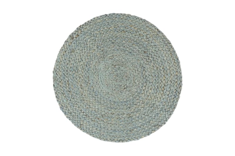 Bordmatter 4 stk ren olivengrønn 38 cm rund jute - Innredning - Borddekorasjon & bordpynt - Bordbrikke