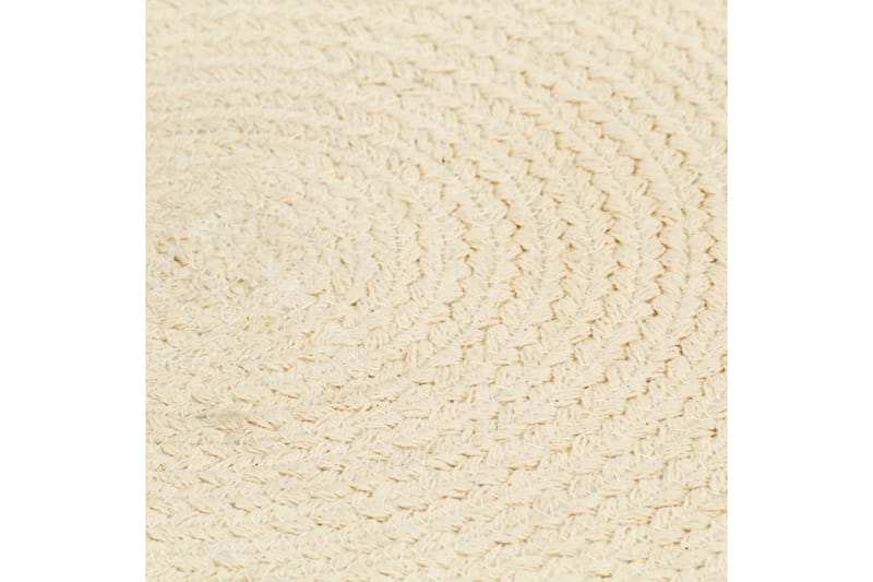 Bordmatter 6 stk vanlig naturell 38 cm rund bomull - Innredning - Borddekorasjon & bordpynt - Bordbrikke