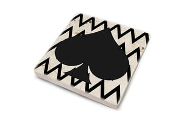 Glassunderlag 4-pk - Flerfarget - Innredning - Borddekorasjon & bordpynt - Glassbrikker