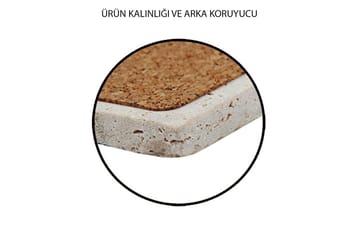 Glassunderlag 4-pk - Flerfarget - Innredning - Borddekorasjon & bordpynt - Glassbrikker