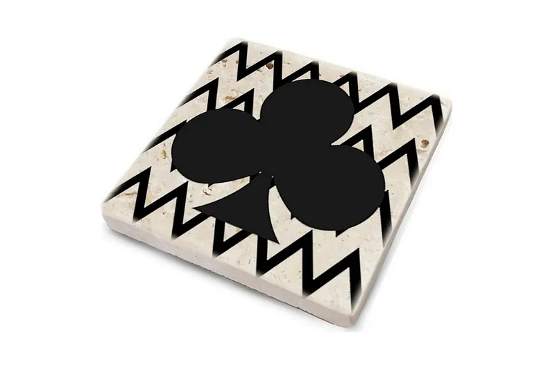 Glassunderlag 4-pk - Flerfarget - Innredning - Borddekorasjon & bordpynt - Glassbrikker