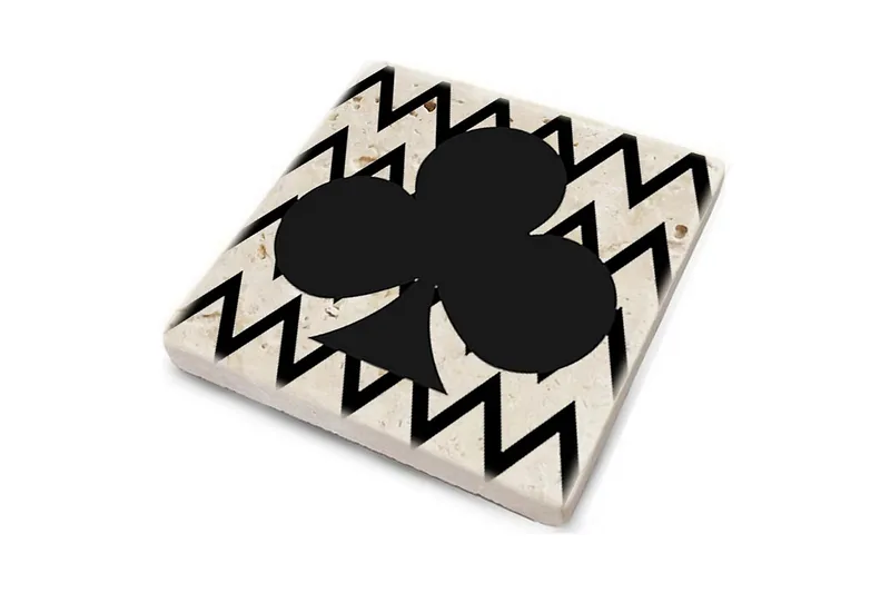 Glassunderlag 4-pk - Flerfarget - Innredning - Borddekorasjon & bordpynt - Glassbrikker